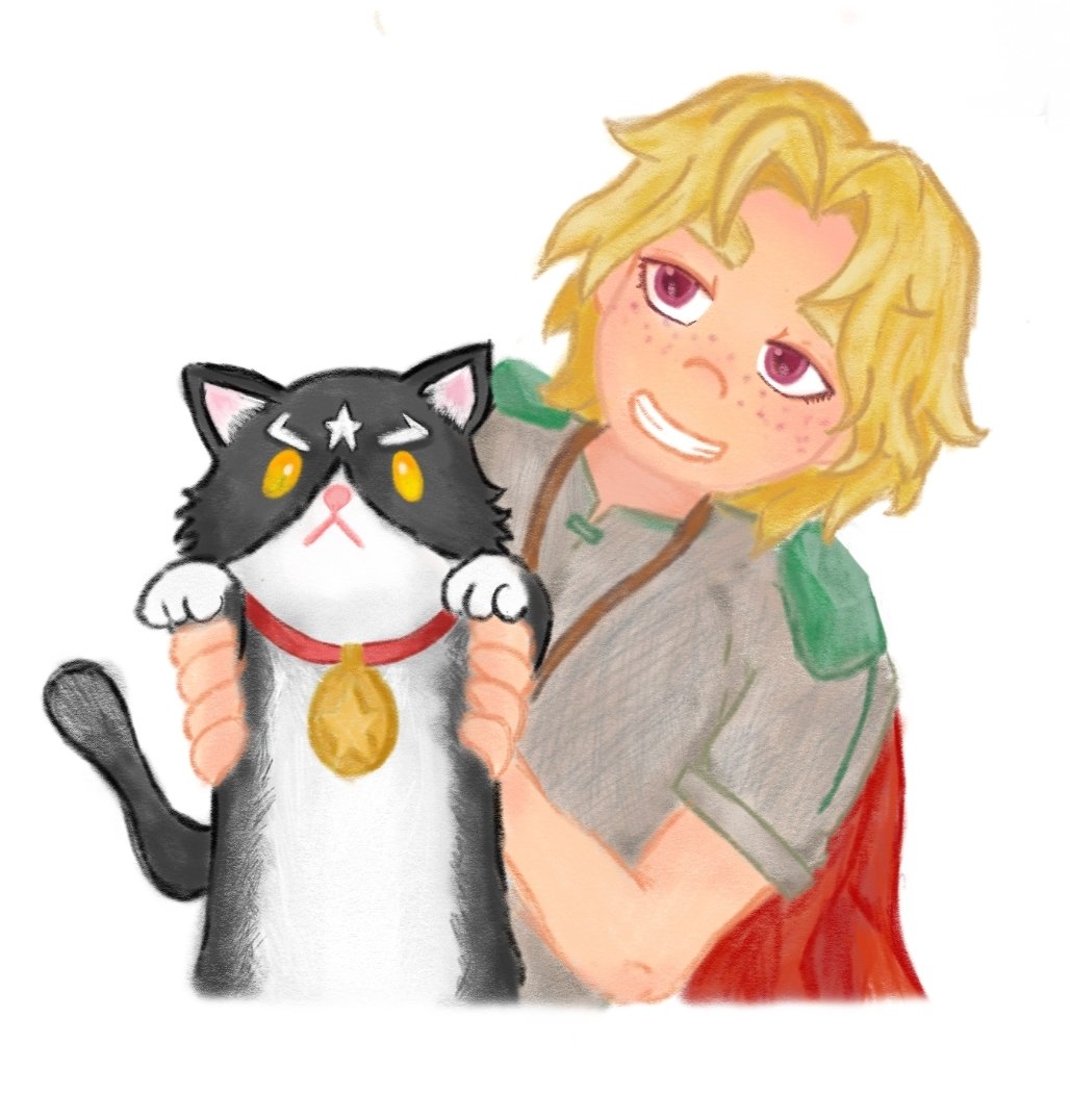 roteirja's tweet photo. Andy loves playing with Captain in his spare time. Captain, however, does not...

#MyTimeatSandrock #mtas #MyTimeatPortia #pathea #patheagames #cat #deputycaptain https://t.co/vtE8yuzCmu