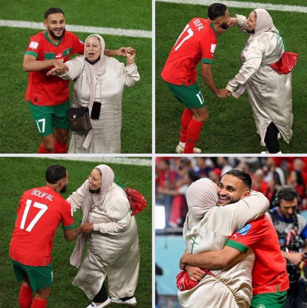 iihtishamm's tweet photo. Nothing can beat Mum &amp; Son celebration ❤️❤️🇲🇦🇲🇦🇲🇦🇲🇦

#Mar #المغرب_البرتغال #Morocco https://t.co/zQEDd7pjo7