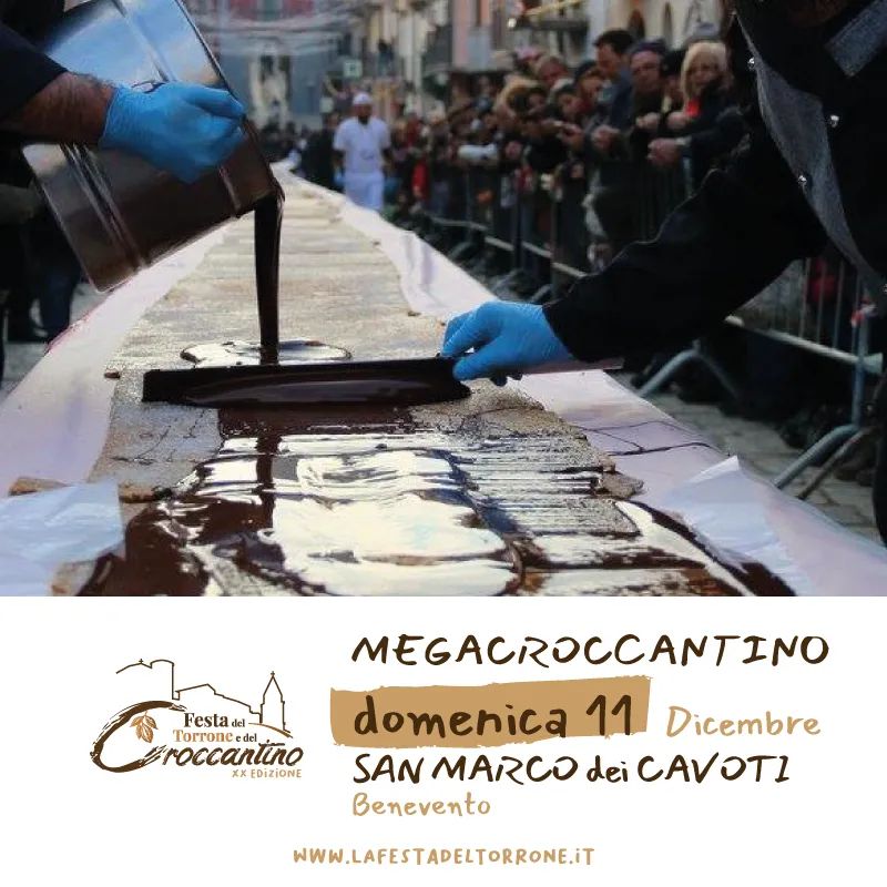 gcostanzo85's tweet photo. Save the date. #megacroccantino Domenica 11 Dicembre 2022.
#sanmarcodeicavoti #festadeltorrone #fdt2022 https://t.co/hIAvmCYoA5