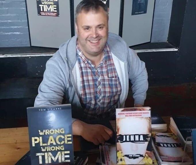 LivHorrorClub's tweet photo. Local Horror author Tom Stearns will be at our Horrific Christmas Market selling and signing his books. 
If you want extreme revenge, nasty horror, spooky tales perfect for the fireside, or police procedurals with a horror twist then come and meet Tom to chat about his work. https://t.co/tlGhjthsqQ