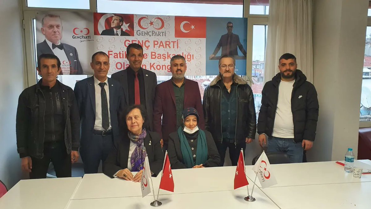 genc_parti__'s tweet photo. Genç parti Fatih İlçe kongresi 10.12.2022 günü İstanbul İl Başkanlığımızda gerçekleşti.  Kongrede ilçe Başkanlığına seçilen Sn. İbrahim ATEŞ ve yönetim kurulu üyelerini tebrik eder,  görevlerinde başarılar dileriz. 
#gençpartiistabulilbaşkanlığı #cemuzan @CemCUzan
@uzanmhakan https://t.co/NCIoOCuiIS
