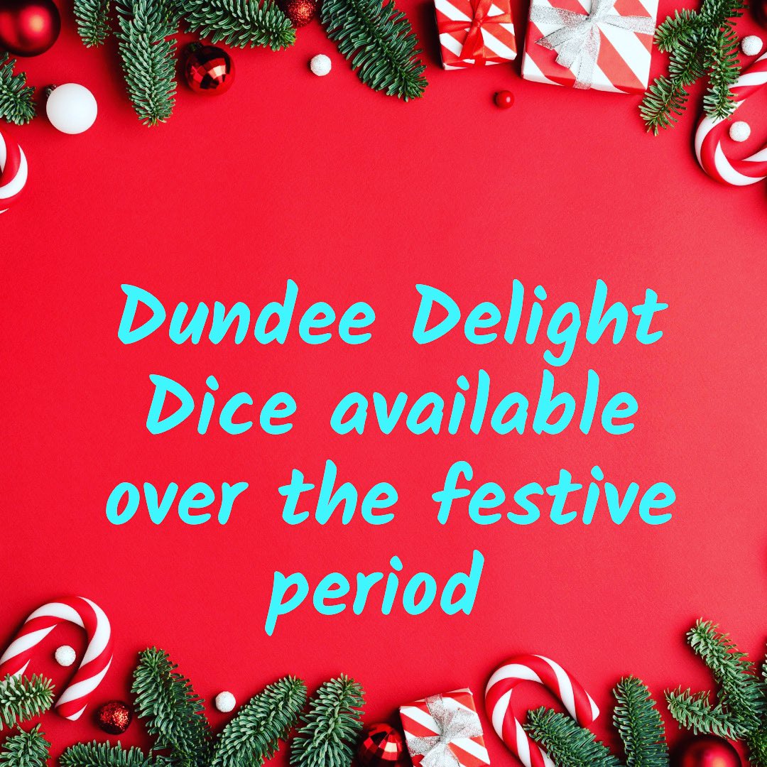 Dundee_Dice's tweet photo. Heads up we 🎁 A present for you! It’s the season to give and we would like to give you a gift this festive season of watching Dundee Delight Dice for free. More details to follow… 🎥 #dundee https://t.co/AqqcGhO2NU