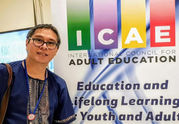 iacehof's tweet photo. On Wednesday, December 7, the Hall’s very own Professor Jose “Robbie” Guevara gave a lecture at The University of Glasgow on “CONFINTEA VII: Staying Alive, Alert, Awake and Enthusiastic as Civil Society.”

#InternationalLearning #LifeLongLearning4All #AdultEd #HigherEd https://t.co/6doP4yjeFV
