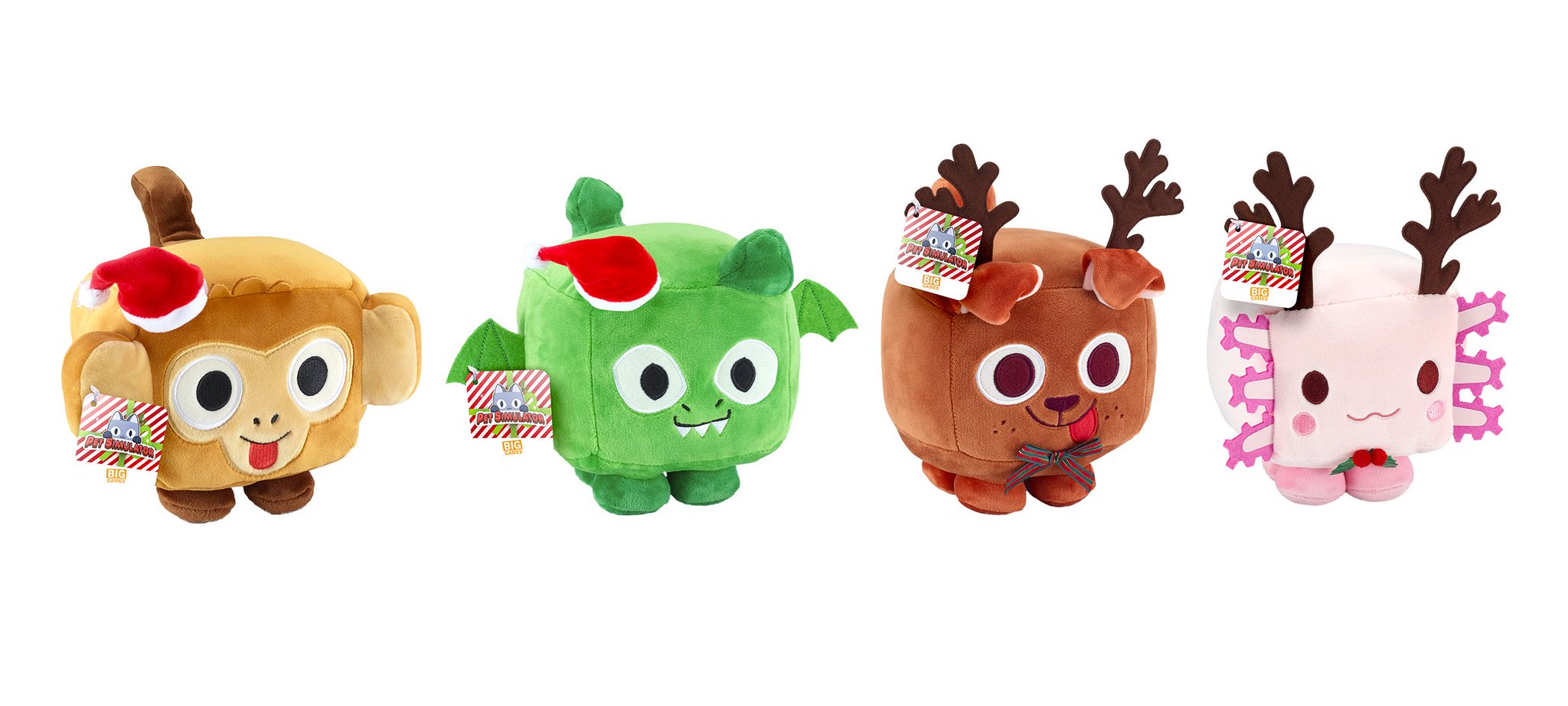 BIG Games on X: New Christmas plushies are dropping in 24 HOURS! 😍 $39.99  (SALE) - limited stock! 🔥 Comes with redeemable codes! 🛍️    / X