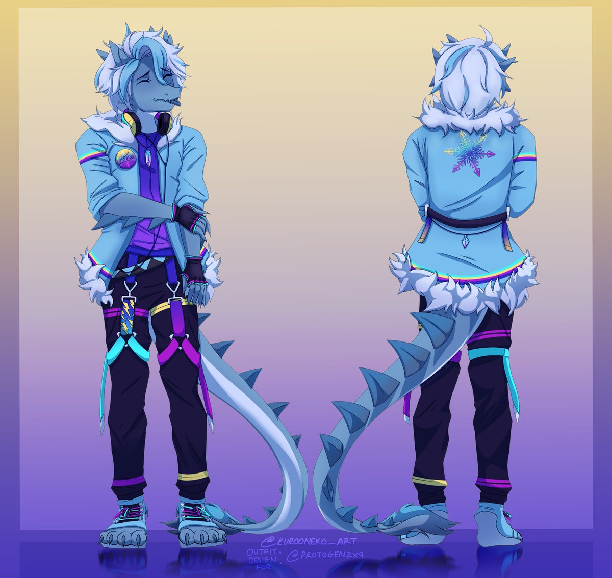 ProtogenZx9's tweet photo. Leo :33 
My main mascot sona https://t.co/WBI0L5pt8p