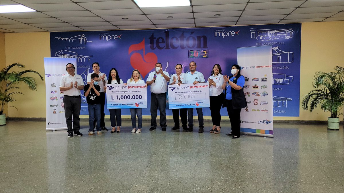 enter504's tweet photo. #Empresarial ¡Grupo Jaremar nuevamente apoya con un importante donativo a Fundación Teletón! #GrupoJaremar #RSE #Teleton2022 #TeletonHonduras #Honduras
https://t.co/q7q7ZN2huE https://t.co/OwfCLLmgcG