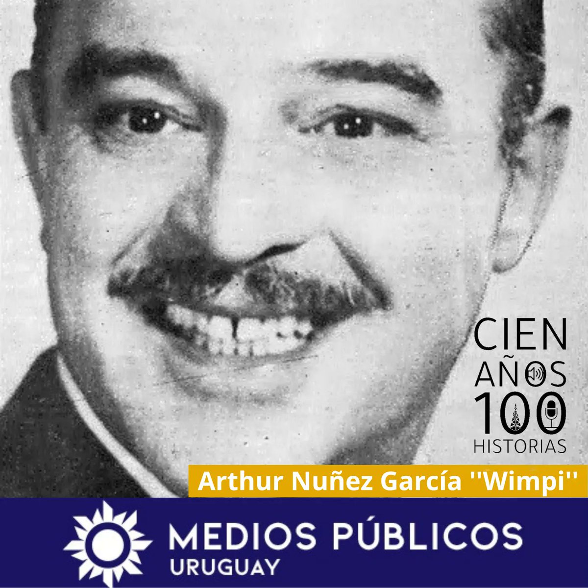 ractividades's tweet photo. 👉 #Domingo en #Radioactividades
📻 100 Años 100 Historias
🎙️#ArthurNuñezGarcía #Wimpi
📻 1050AM 94.7FM @RadioUruguayUy
🇺🇾Red Pública de FM
⏰️ Reiteracion 20hs.
📻 AM1290 @radioculturauy
📲 https://t.co/Gky3KiYEK3 https://t.co/EarubKPr9b