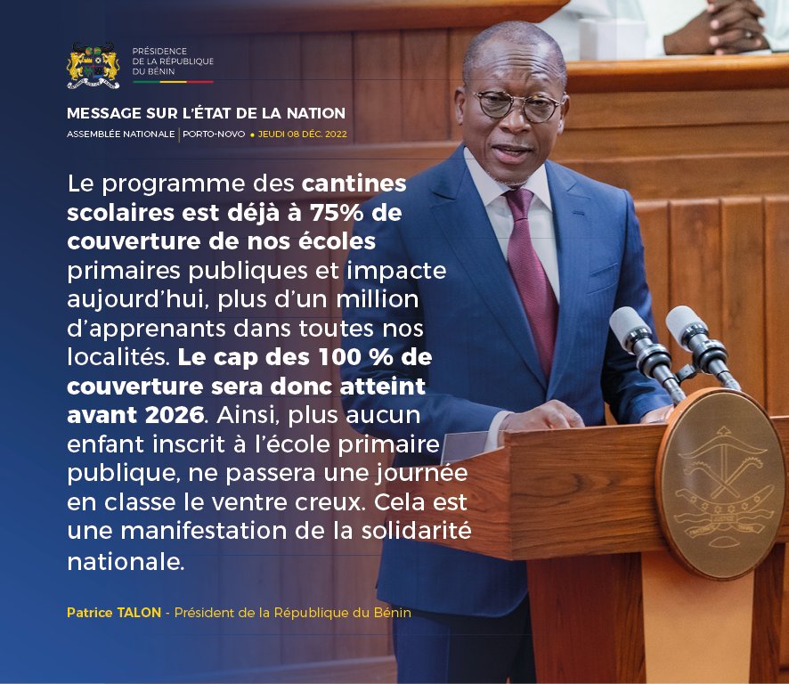 PatriceTalonPR's tweet image. Des extraits de mon message sur l&apos;état de la Nation, délivré le jeudi 08 décembre 2022, devant la représentation nationale. (PART 1)
