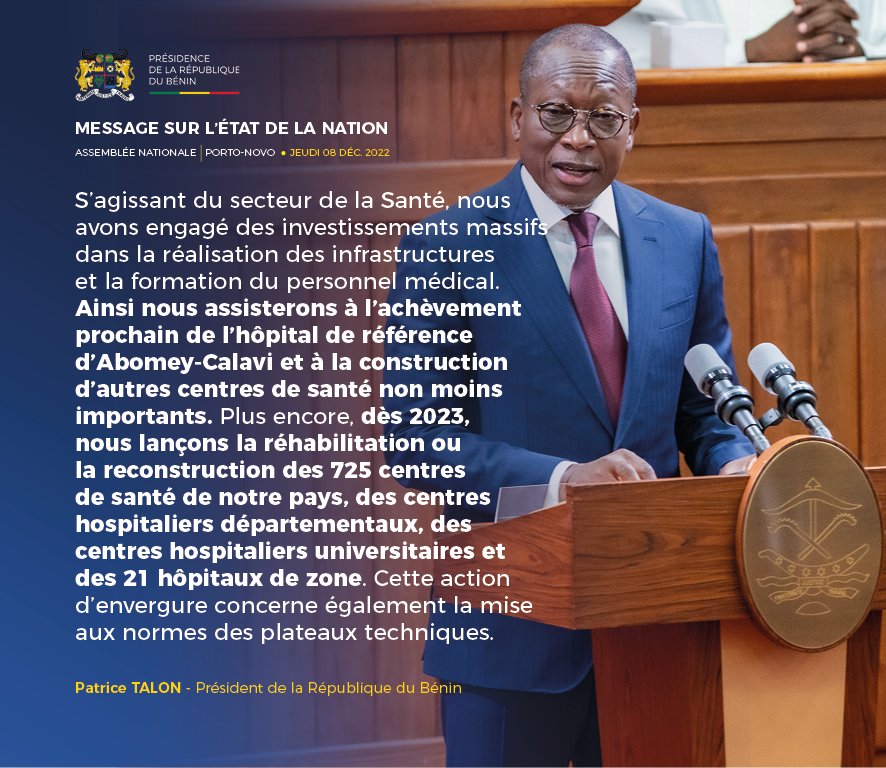 PatriceTalonPR's tweet image. Des extraits de mon message sur l&apos;état de la Nation, délivré le jeudi 08 décembre 2022, devant la représentation nationale. (PART 2)