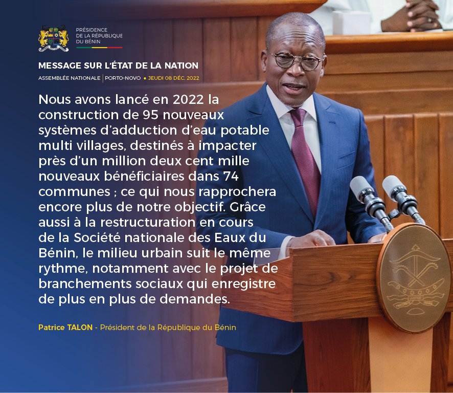 PatriceTalonPR's tweet image. Des extraits de mon message sur l&apos;état de la Nation, délivré le jeudi 08 décembre 2022, devant la représentation nationale. (PART 3)