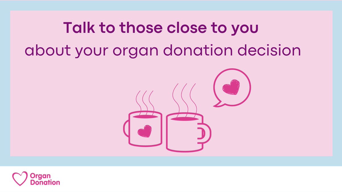 Today is Organ Donation Discussion Day! Have you made your #OrganDonation decision clear to those close to you? Families will always be consulted before organ donation goes ahead so help them to honour your decision, no matter what it is. Read more at pha.site/talk