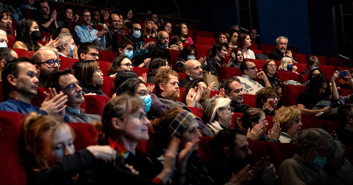 forumdesimages's tweet photo. [Photos] Hier soir, grande soirée d'ouverture du Carrefour du cinéma d'animation au Forum des images: 1/ Inauguration de l'exposition 'Unicorns War' de et avec Alberto Vázquez 2/ Lancement du film d'ouverture 'Misaki no Mayoiga' en avant première #animFDI https://t.co/xDULmxTPgZ https://t.co/M9S5GVG4Rk