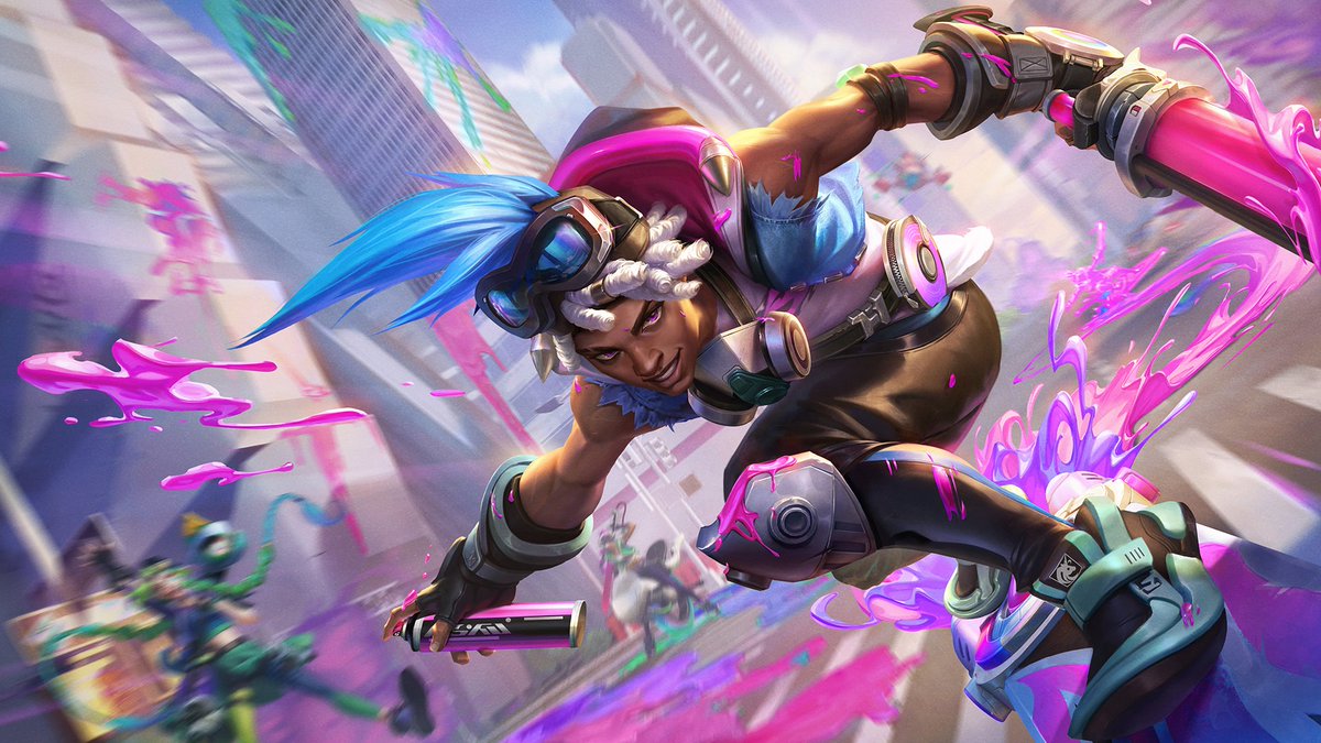 wildriftMM's tweet photo. Don’t let these colors fade away! 🎨 Chromacrash event ကိုဆော့ကစားပြီး Poro Coin တွေ ၊ skin pose တစ်ခုနဲ့ အခြားဆုလာဘ်တွေကို ပျောက်ကွယ်မသွားခင် ရယူလိုက်ပါ။ https://t.co/VNzJhmpBs7