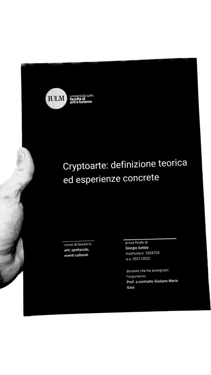 Gli NFT, il mondo della CryptoArte e il progetto “All We All We”, ora disponibile online sul nostro sito:

allweallwe.com/tesi?fbclid=PA…

Nel capitolo 3 potete trovare la storia e l’origine del nostro progetto nell’arco di 12 mesi❤️ #NFTCommunity #Cryptoart