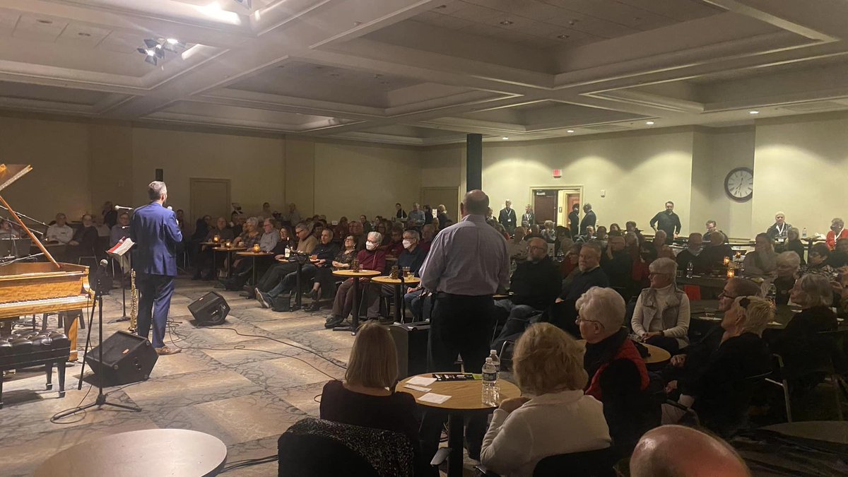 WDIY jazz host <a href="/Johnforjazz/">johnforjazz</a> was at <a href="/atownsymphony/">Allentown Symphony</a>'s Rodale Room last night for the WDIY-sponsored show with Bucks County's Eric Mintel Quartet who played plenty of Christmas and holiday tunes.

Let us know if you were there or what upcoming shows you're attending.