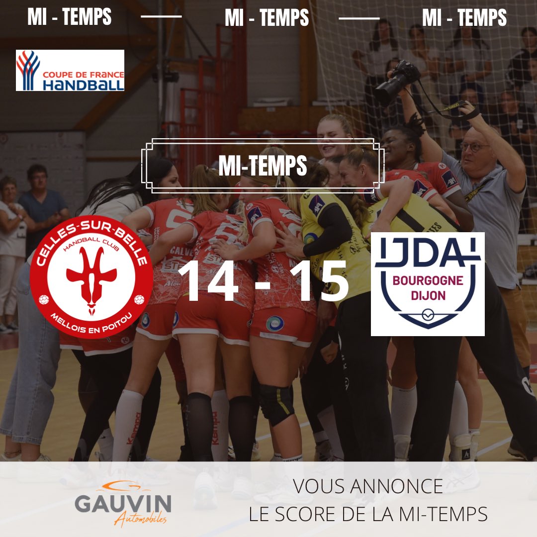 MI-TEMPS 🚨

Nos Belles sont menées d’un but à la mi-temps, tous derrière elles pour la deuxième mi-temps ⚪️🔴