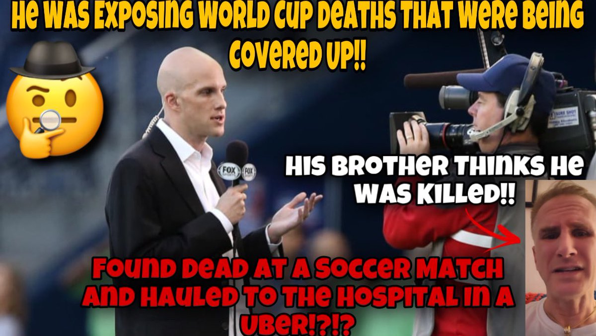 FISHY! Grant Wahl Was EXPOSING Secret World Cup DEATHS Before He Mysteriously Died At A FIFA Match ‼️

#cr7 #PORMAR 

youtu.be/FDlMGUh5IgM