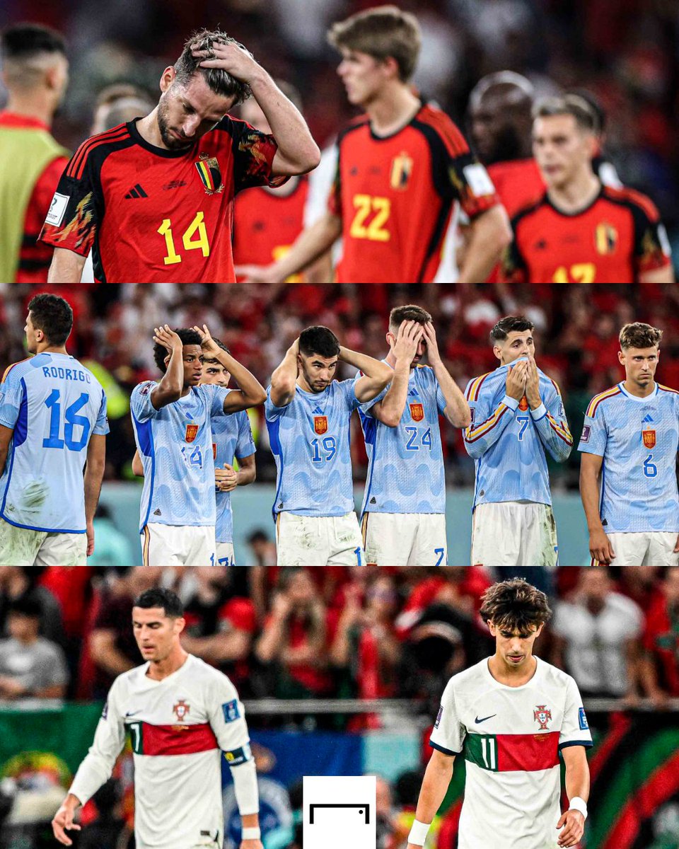 GOALAfrica's tweet photo. THE GIANT SLAYERS! 😤 WE ARE HERE FOR IT! 😈

Morocco 🇲🇦 are out here taking names 😤 https://t.co/WhEVgec8g3