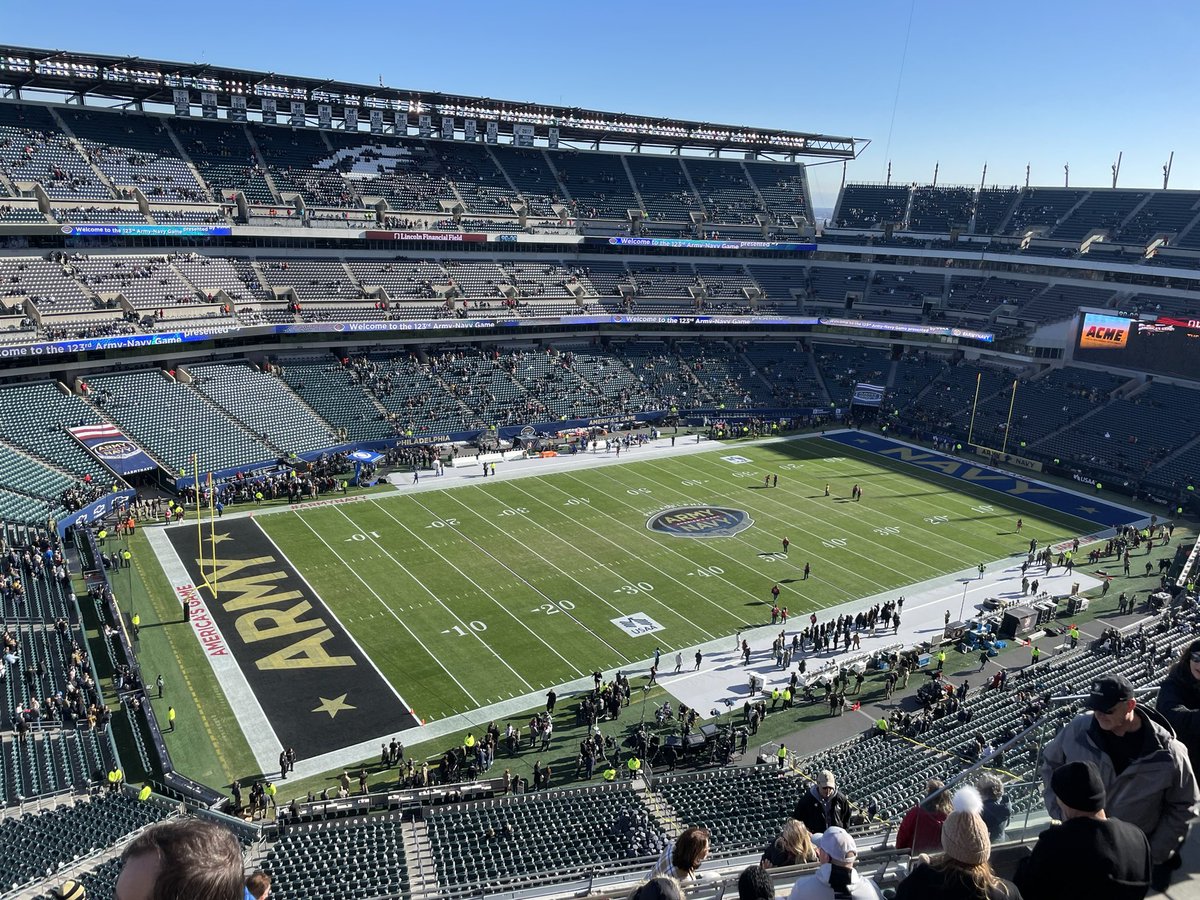 EBQuack's tweet image. #ArmyNavyGame and my son the cadet with his best friend @cammillerfilms