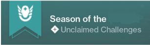 iShieldMaiden_'s tweet photo. Season of the Unclaimed Challenges https://t.co/wJBPTDMkC5