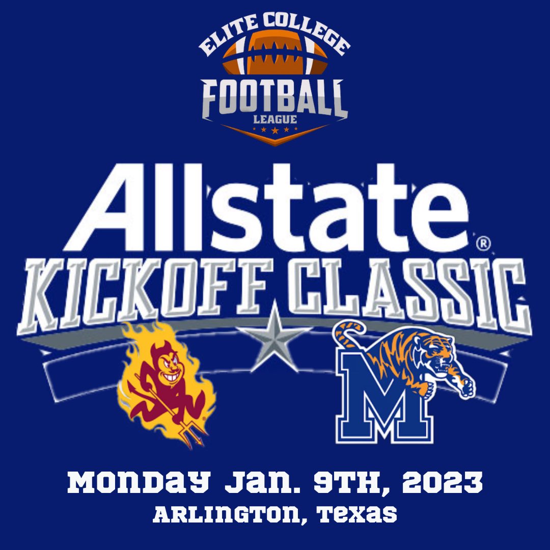 Opening Night January 9, 2023. The Sun Devils open up with the Memphis Tigers at Jerry’s World in Arlington.