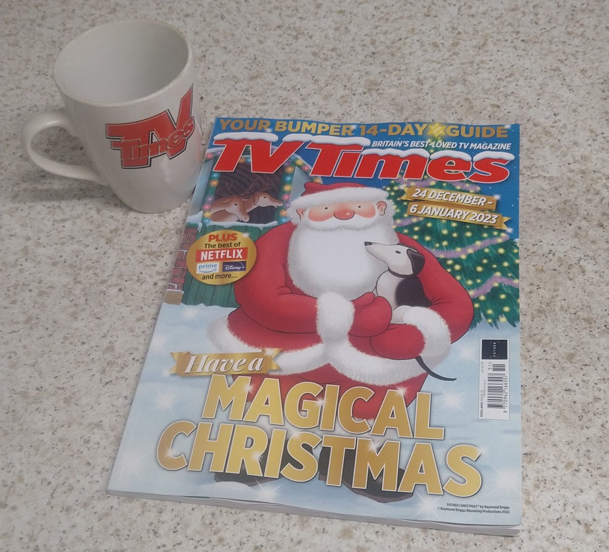 Amritvir's tweet photo. Got my #doubleissue #christmas @tvtimesmagazine for only £4.75 from @WHSmith
#christmas2022 #MerryChristmas
#santaclaus #stnicolas #saintnicolas
@ChristmasQueen4 @christmas_clock @OfficialSantaHQ @ChrstmsCntdwn @xmastimer @christmas_buzz https://t.co/PvRWfIsxrI