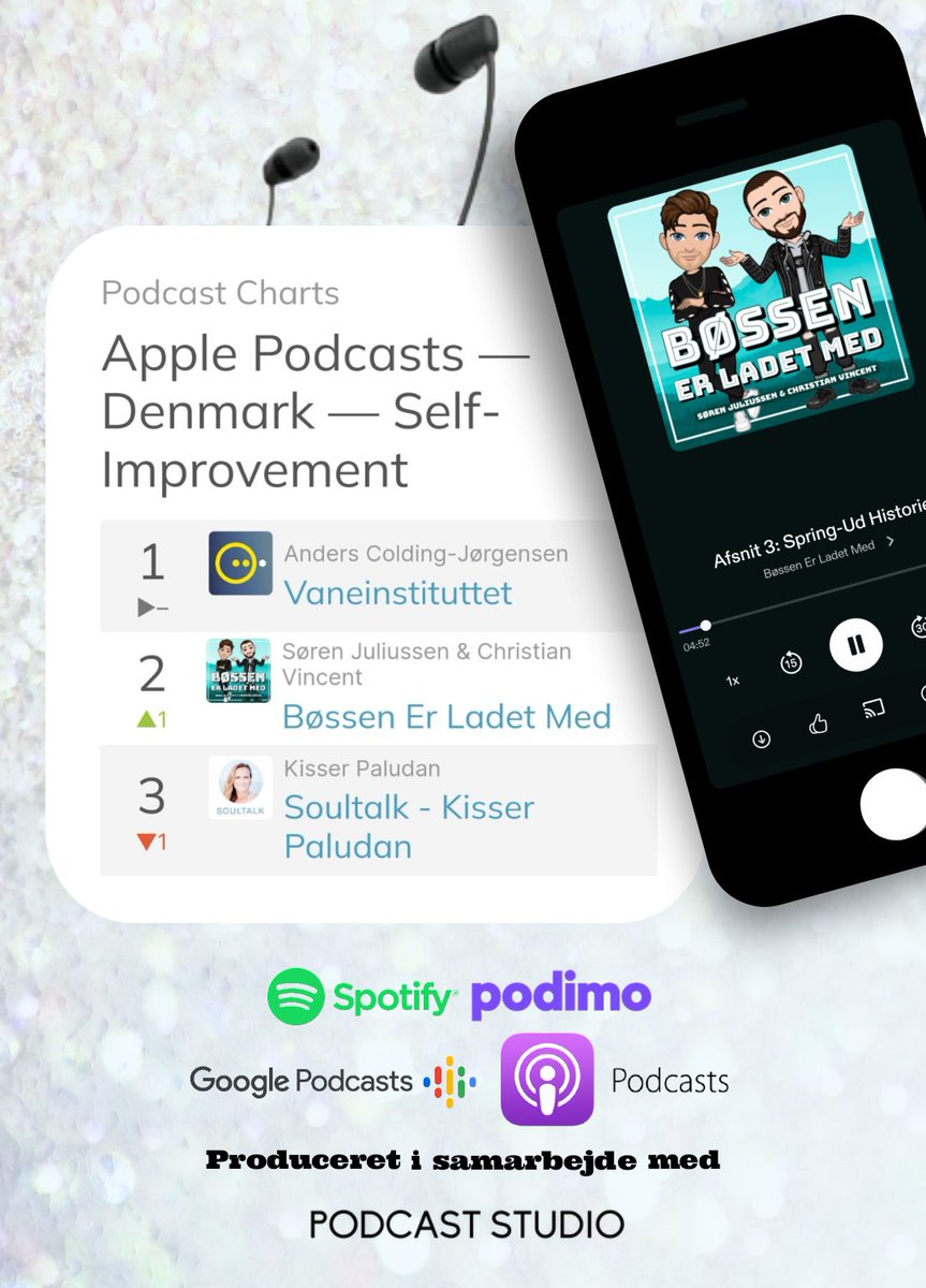 Vi er kommet flyvende fra start med vores nye podcast og har flere dage ligget nr. 2 indenfor selvudvikling og i top 10 indenfor uddannelse på Apple Podcasts 🙏🏻