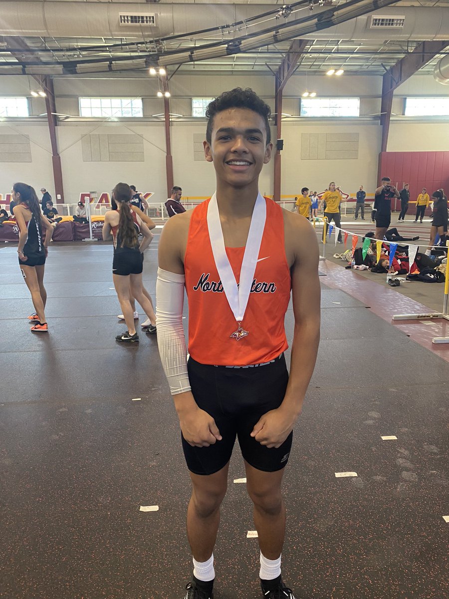 pwljr's tweet image. Garreth Calder won the Alvernia Holiday Classic long jump with a new school record of 20-8.25! @2_GarrethCalder @NortheasternTF  #bobcatproud