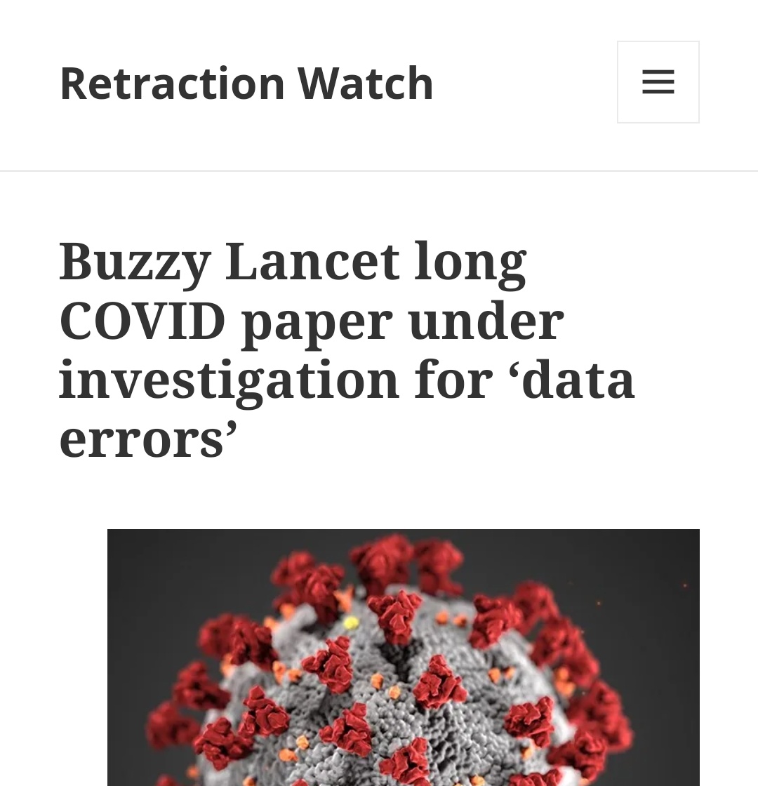 Dr. Eli David on Twitter "Remember the famous Lancet paper on “long