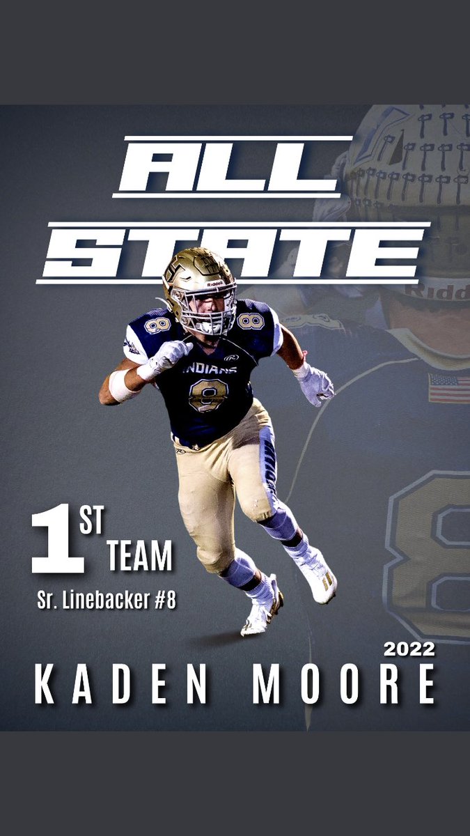 TheKadenMoore's tweet photo. Honored to be selected 1st Team All State, 1st Team All District, and 1st Team All Conference for the 2nd year in a row! https://t.co/QQDLH9B6wM
