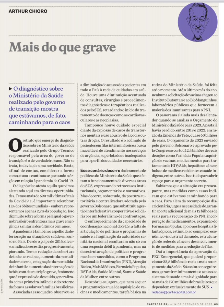 josegallucci's tweet photo. 👉O legado do @minsaude Bolsonarista. https://t.co/9dwc0BsNxI