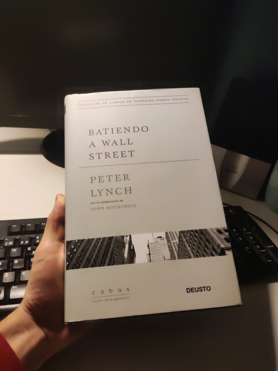 josebamortalena's tweet image. Estas navidades me pongo el disfraz de Papá Noel🎅 y regalo este libro📖 a uno de mis seguidores 

Batiendo a Wall Street de Peter Lynch

Para participar en el sorteo 2 condiciones:

1️⃣Sigue mi cuenta @josebamortalena 
2️⃣Dale a RT a este Tweet

El día 25 anunciamos al ganador/a