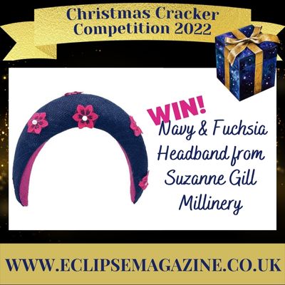 frumpytofunky's tweet photo. Enter @eclipse_racing #Christmas Cracker #Competition for a #chancetowin not one but FOUR #prizes
One of which is navy & fuchsia #headband by #SuzanneGill #millinery
Closing date is midnight on Wed 14th Dec 2022
#win #prize #competitionprize #Giveaway
https://t.co/NdPTvH5seH https://t.co/AmYCiPMmWt