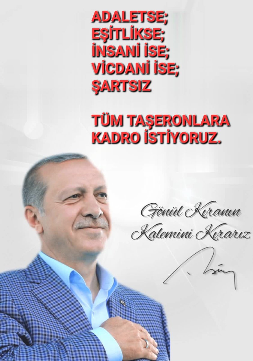 AbdulkerimSevik's tweet photo. #TaşeronunAdaletiYoktur
Sayın cumhurbaşkanımız @RTErdogan Biz size inandık Size Güvendik Kamuda Kadro alamayan Taşeronlar Kadro bekliyor @fuatoktay @ikalin1 https://t.co/qMyOCXv4cu