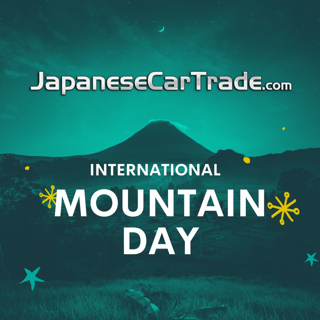JapanUsedCars's tweet photo. Let's celebrate International Mountain Day with https://t.co/J7SX4FsOv4!

Mountains inspire us to always be strong. Mountains motivate us stand tall against all our problems. Let us save our mountains. https://t.co/DR7q3ogljV