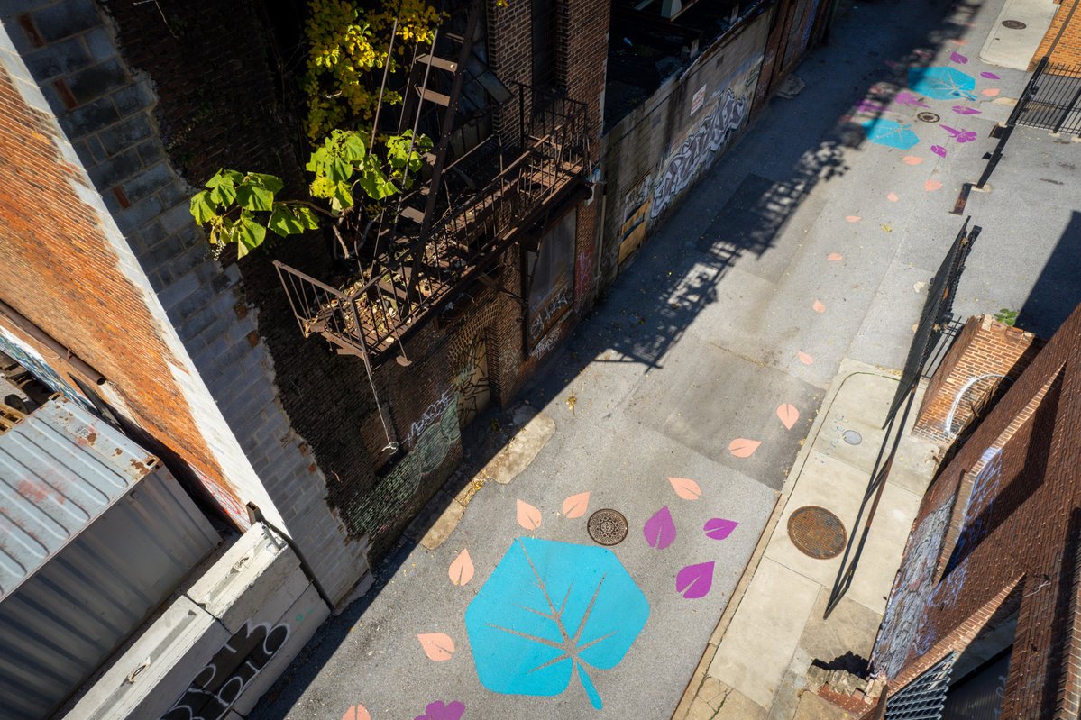 We designed the #BromoPaintedPath based on the input of local residents and members of neighborhood art spaces. #grahamprojects