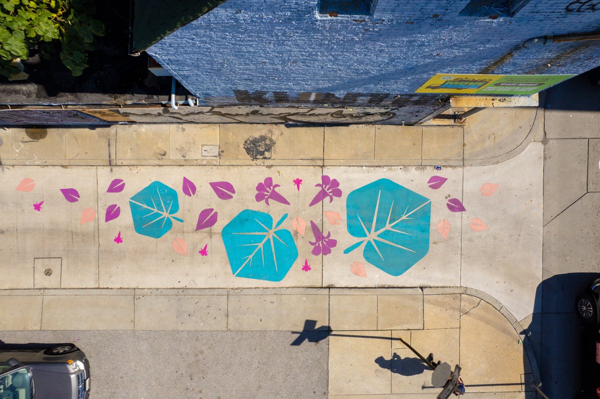 grahamprojects's tweet photo. We designed the #BromoPaintedPath based on the input of local residents and members of neighborhood art spaces. #grahamprojects https://t.co/JPw6m6TXKO