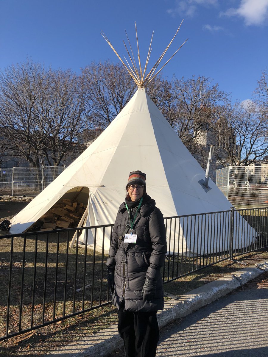 Visiting the Indigenous Village at #COP15. Indigenous communities are some of the most impacted &amp; harmed from deforestation, and they are some of the most vocal biodiversity activists.