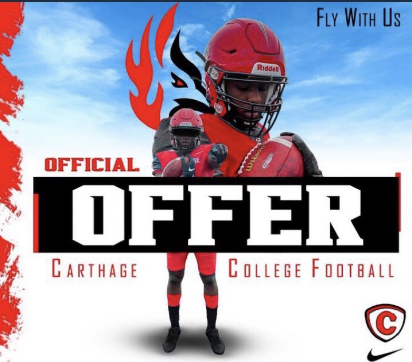 tybuggg1's tweet photo. After a great conversation with @CoachDustinHass, I am blessed to receive an offer from Carthage College! #AGTG @iamcoachgene @GermantownRed @_CoachMAC1 @CSmithScout @johnvarlas https://t.co/Hr6ftLAcA8
