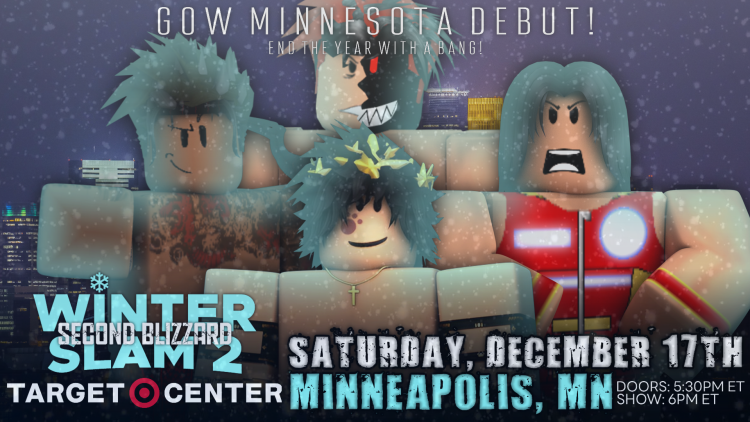 Catch #WinterSlam2SecondBlizzard, Saturday December 17th!