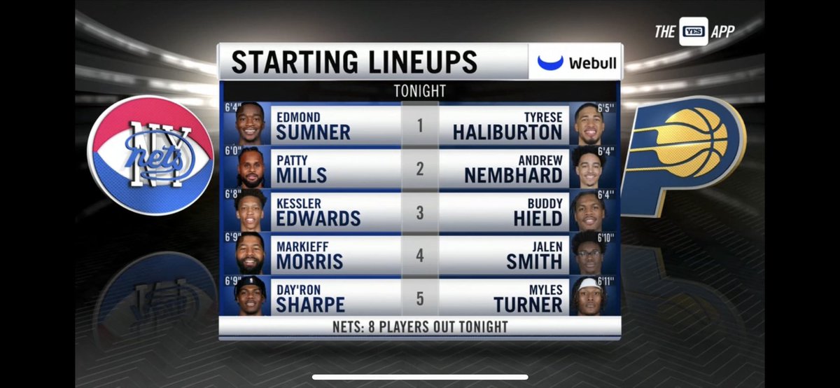 Play in the G on Monday and Wednesday.  Start in the NBA on Saturday.  Strong <a href="/LongIslandNets/">Long Island Nets</a> vibes for BKN tonight!