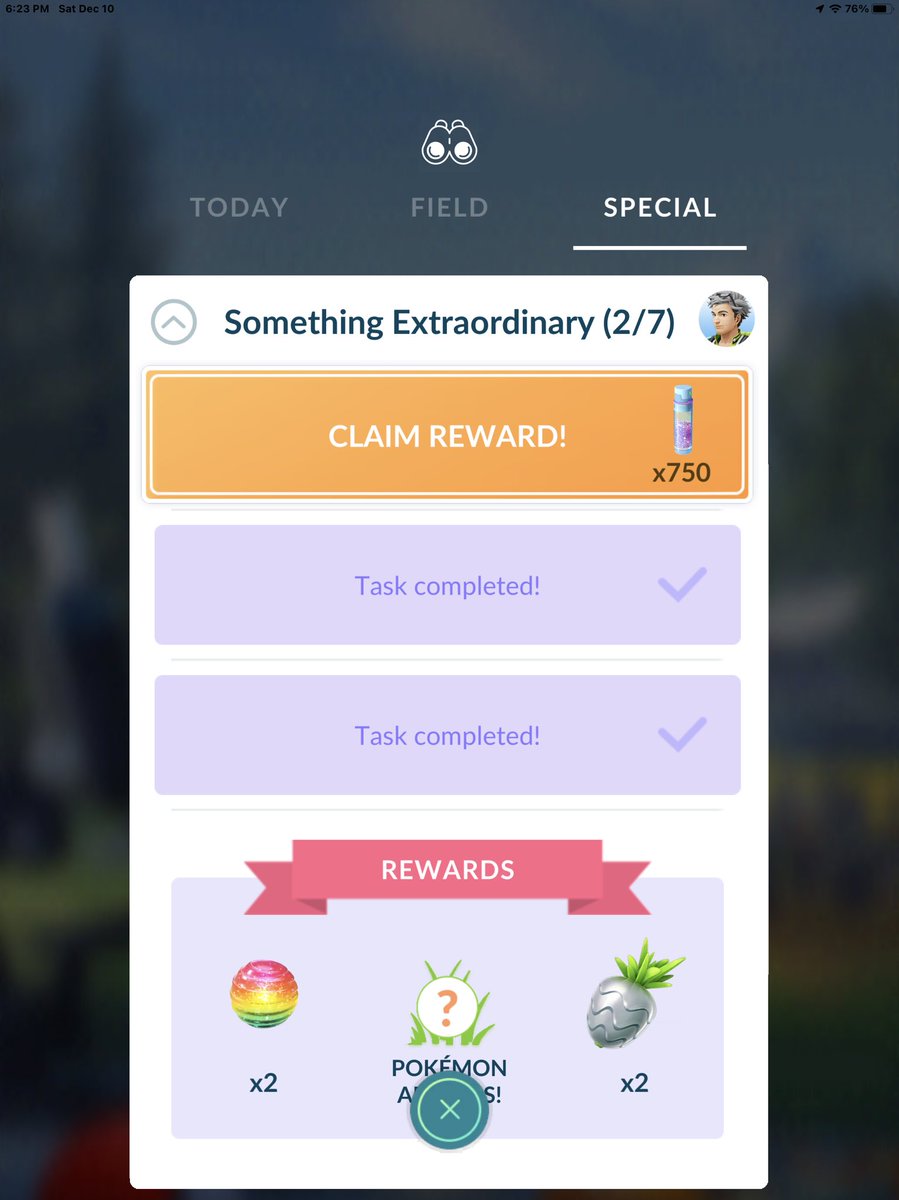 LadyDi1002's tweet photo. Thank you all for helping me w/ who to fight for this task. I had Giratina 96, Shiny Gyrados & Nihilego 96 & I fought Zapdos, Tyranitor??, Raichu??, Tuine??, Moltres, the blue Articuno??...
Y'all are THE best!!
#NotAFighter
#WasntAsBadAsIThought
#FromTheCouch
#PokémonGO https://t.co/hPybHmNQca