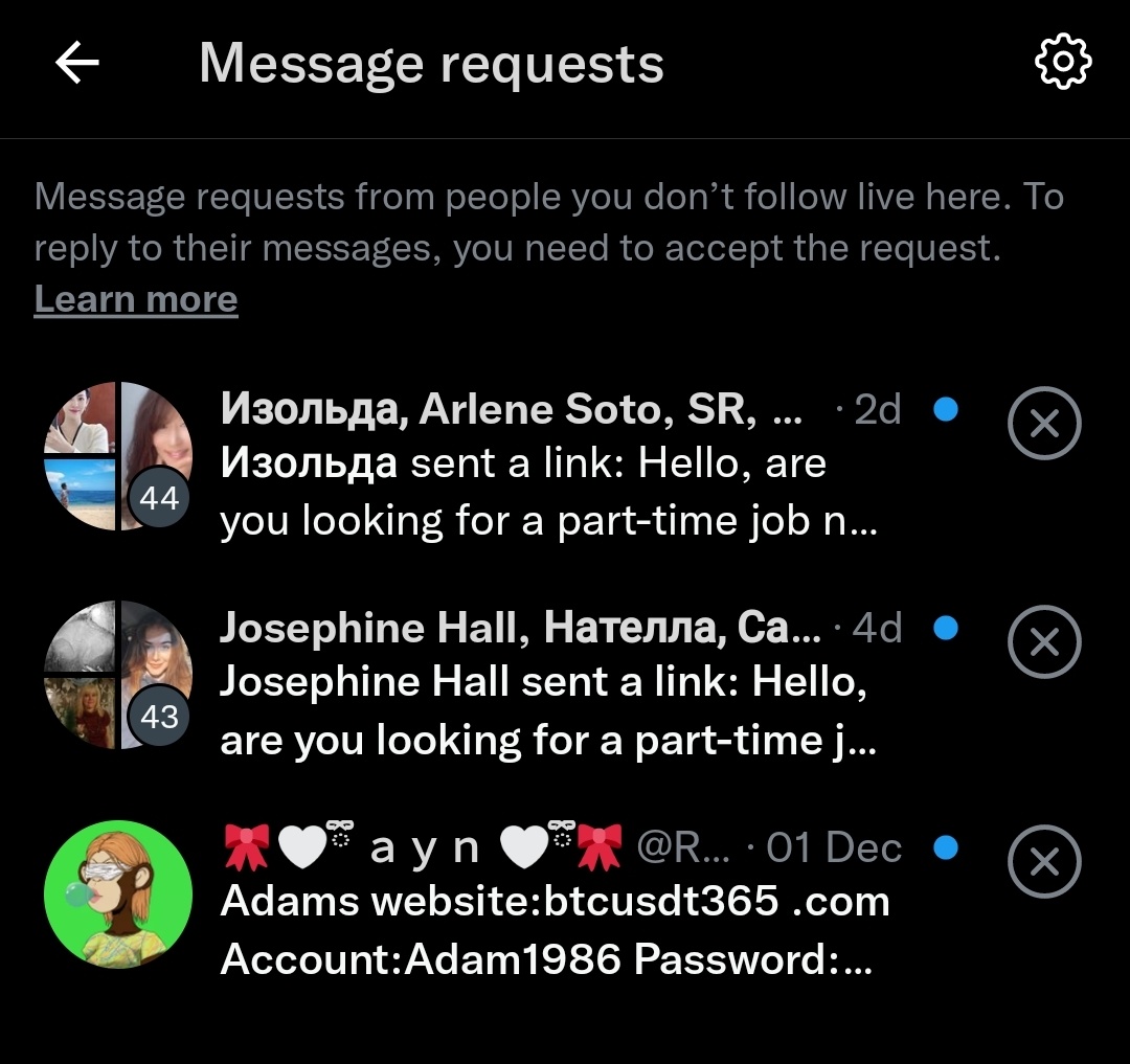 Davasgo's tweet photo. Fix your fuckin' site @elonmusk tired of these bots https://t.co/8VWrXxAmbf