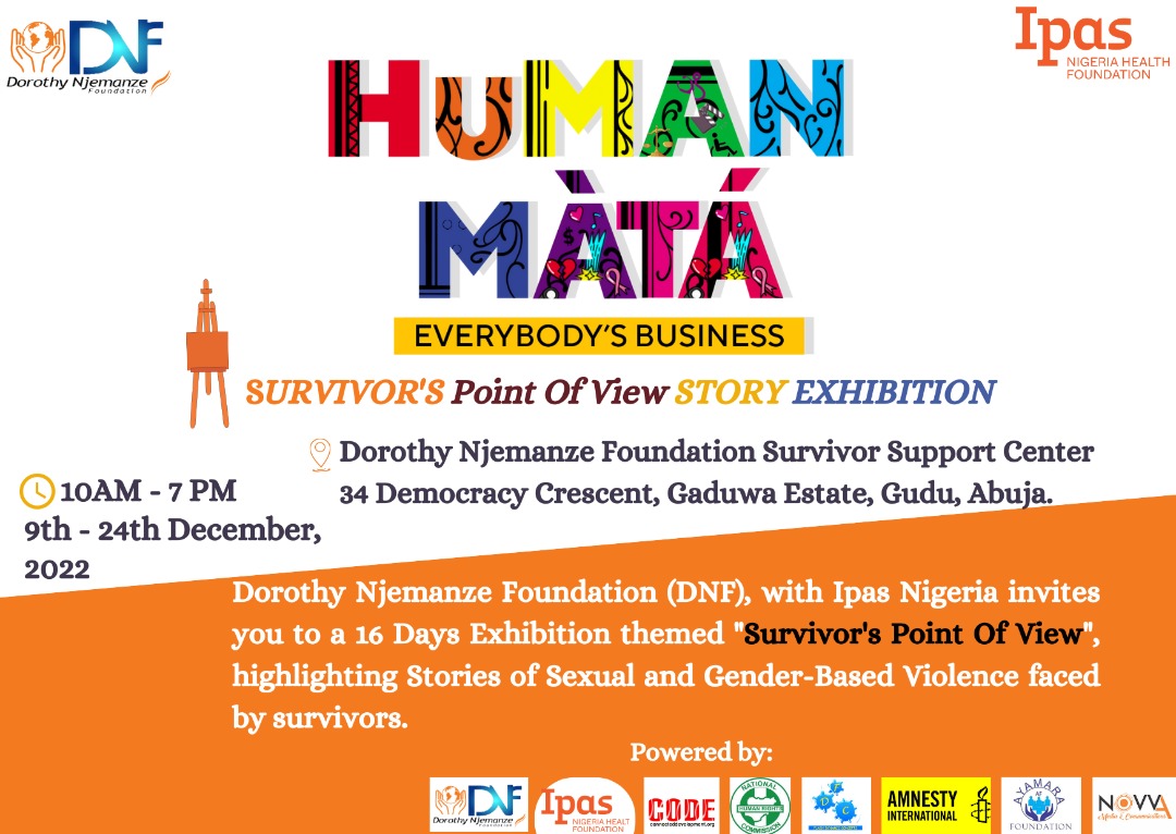 Ipas_Nigeria's tweet photo. We supported and participated in the #HuManMata #StoryExhibition as part of our #16daysofactivism events to #EndVAW and #EndGBV in #Nigeria organised by @dorothynjemanzefoundation
See more on this Instagram post by @ipasnigeria https://t.co/CXbF1Ommae https://t.co/rIcZIyNu6M