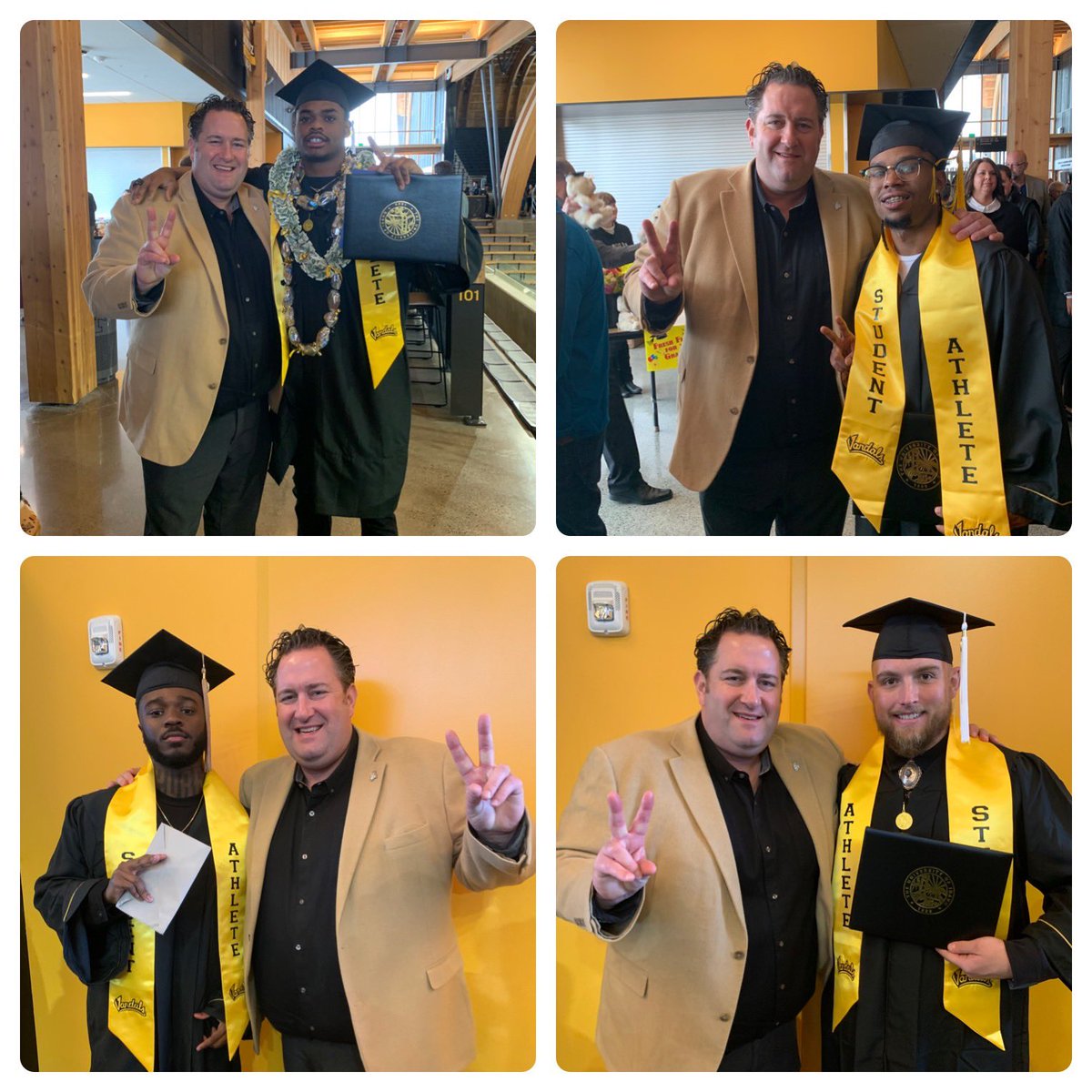 Proud of our winter graduates that walked today! <a href="/1wayterez/">Terez Traynor</a> <a href="/BBertram54/">Ben Bertram</a> <a href="/michaelnoil/">MIKE NOIL..</a> <a href="/theegreaat/">Awan</a> 
V’s ⬆️ ✌🏼
🎓⬆️