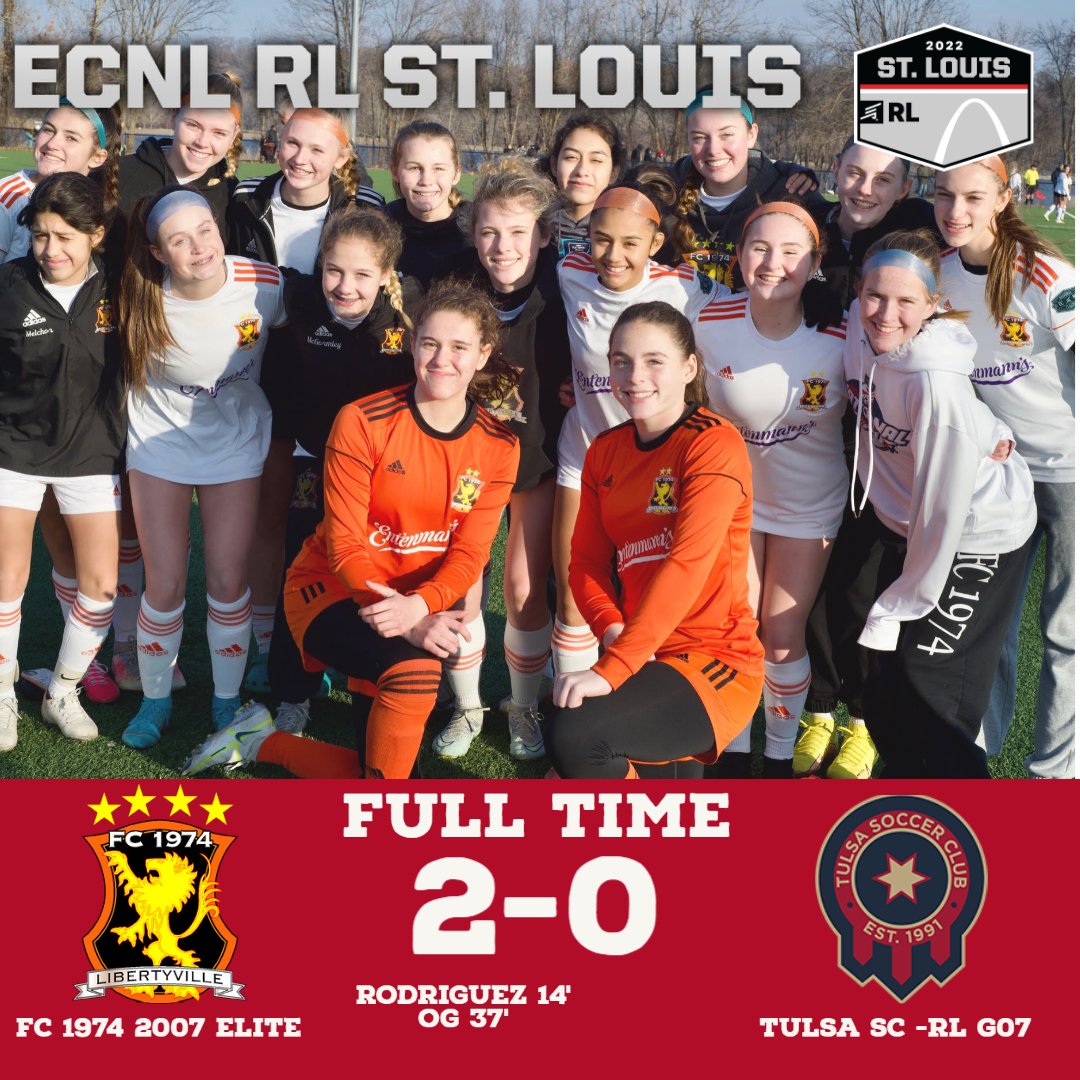 Another great effort and another great win. Wrapping up at the <a href="/ECNLgirls/">ECNL Girls</a> RL St. Louis Showcase tomorrow at 8am. #ecnlrlstl <a href="/CoachBMancill/">Bryan Mancill</a> <a href="/Smileski17/">Srgjan Smileski</a> #wearefc #LeadersPlayHere <a href="/RainaSoccer/">Raina Schmitt</a> @imyouthsoccer <a href="/ImCollegeSoccer/">College Soccer Truth ™</a> <a href="/TheSoccerWire/">SoccerWire</a> <a href="/FC1974GLSA/">GLSA FC 1974 Libertyville</a>