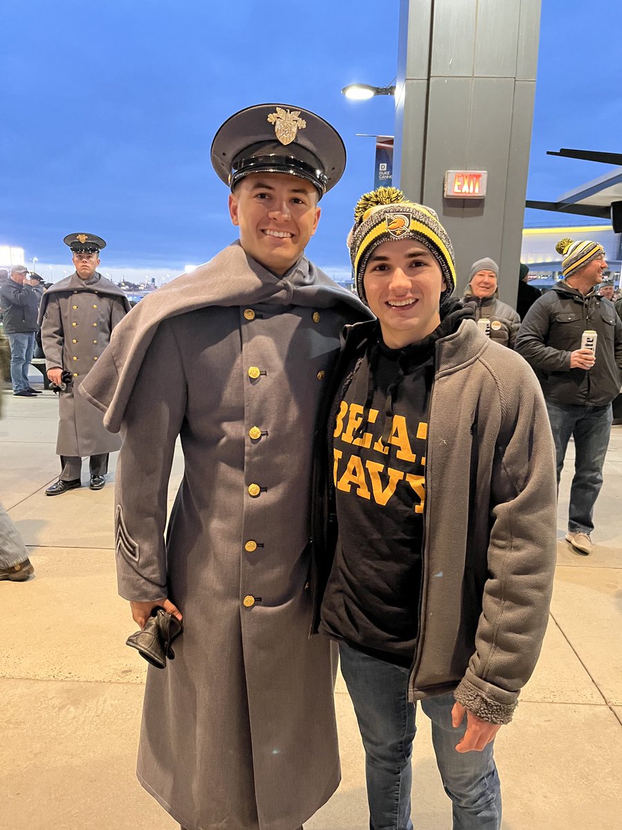Former Hempfield Track boys @ Army Navy game!
