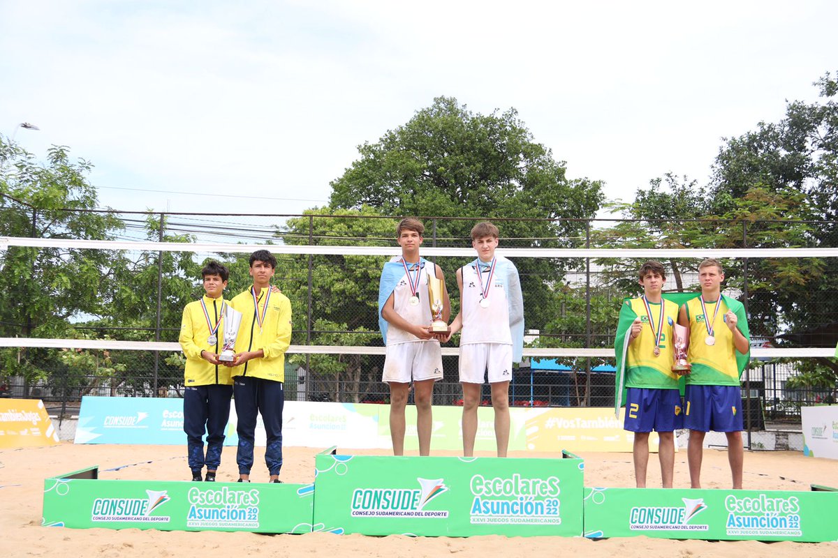 modoplayaok's tweet photo. #BeachVolley 🏐 - #JSEPy 🇵🇾
Argentina cosechó dos medallas en los Juegos Sudamericanos Escolares de Asunción, donde Javier Bisogno y Tomás Omarini fueron campeones 🥇 y Sol Chiummiento y Lola Combes terceras 🥉
📸 @escolaresASU https://t.co/kjndgWCrYY