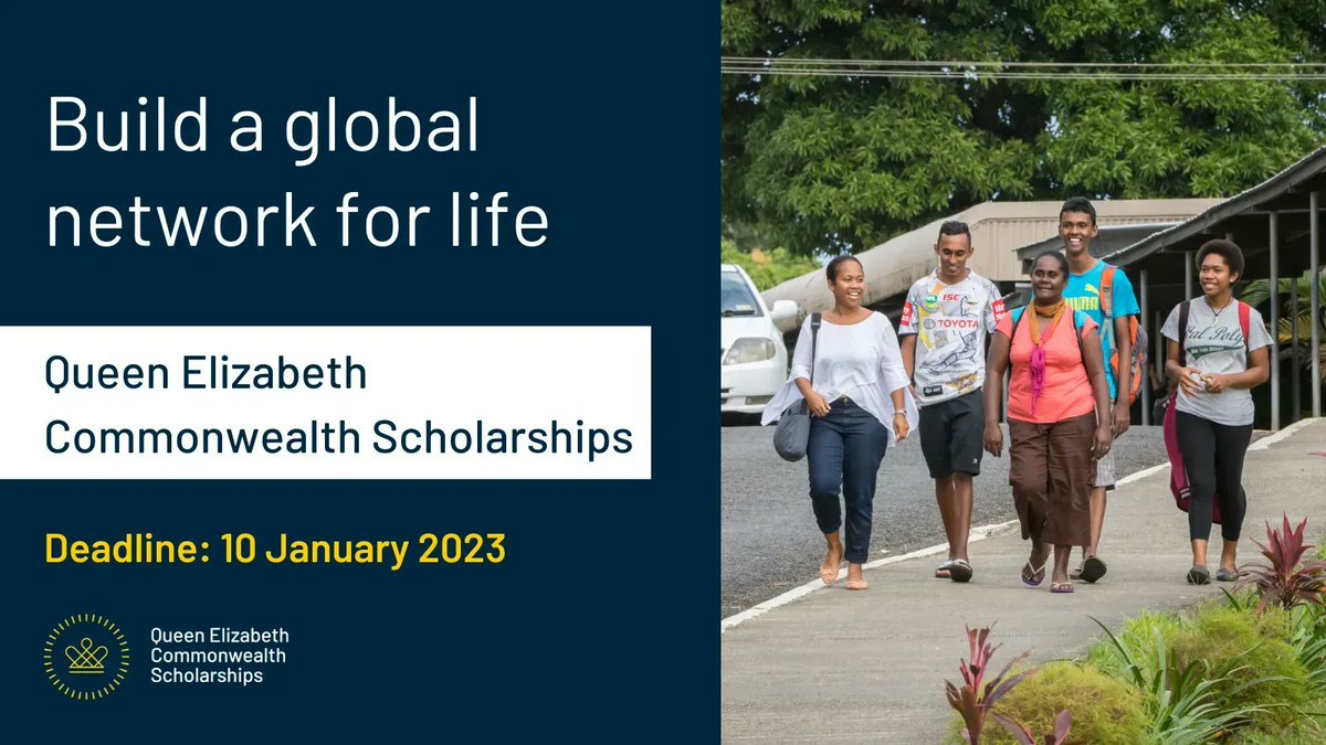 📣 There is 1 month left to apply for #QECS ⏰

This could be your opportunity to: 
✅Gain a Master's degree from a leading university
✅Experience a new culture and build a global network
✅Create change in your community

Apply by 10 Jan 👉 buff.ly/3uDuJb2