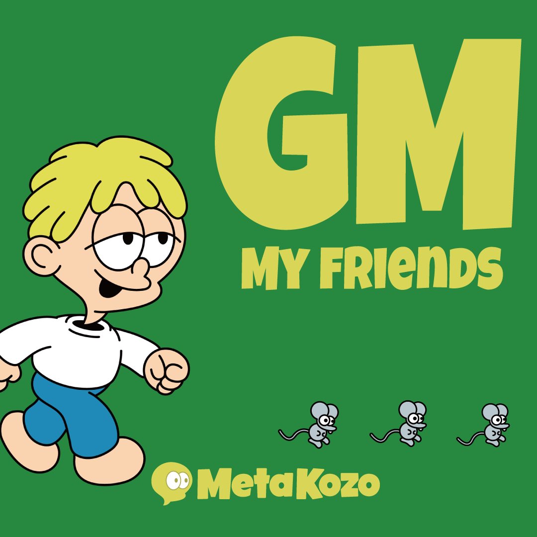 MetaKozo's tweet photo. GM🐣  #MetaKozo https://t.co/sWyALYdjLP